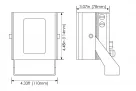 GJD - VM-CW-P - White-Light Medium Range Clarius Plus PoE+ (.at) LED Illuminator