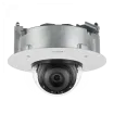Hanwha - XND-9082RF - Wisenet 7 X-plus series network IR flush mount camera (plenum), 4K (8MP Max) @ 30fps, motorized vari-focal lens 3x (2.8~8.4mm), triple codec H.265/H.264/MJPEG with WiseStreamII technology, Extreme WDR, USB and CVBS port for easy