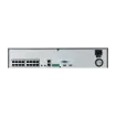 Hanwha - XRN-1620SB1-16TB - 8K NVR (Intel based), 16TB RAW, 16 channels with 16 PoE/PoE+ ports (PoE Budget 200W), H265,H264, MJPEG, 4 fixed internal SATA HDDs (6TB max per HDD), ARB (Automatic Recovery Backup), 140 Mbps recording / up to 32 Mbps play