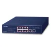 Planet - FSD-1008HP - 8-Port 10/100TX 802.3at PoE + 2-Port 10/100TX Desktop Switch