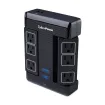 CyberPower - HT600WSU2A - 6-Outlet Home & Office Surge Protector with USB Charging