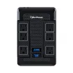 CyberPower - HT600WSU2A - 6-Outlet Home & Office Surge Protector with USB Charging
