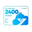 Luminys - LCL-1YDATA2400GU - LumiCloud 4G Data 2400GB USA 1 Year 