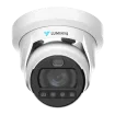 Luminys - N5T-8DAV - 8MP Network LumiDeterrent Turret Camera 2.7-13.5mm, IR White-lights, Dual-mode