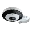 Speco - O12MDP4 - 12MP IP Indoor/Outdoor 360° Fisheye Camera with People and Vehicle Detection – Includes Junction Box