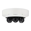 Hanwha - PNM-8082VT - 6MP (2MP x 3) Multi-Directional Camera, 3.0~6.0mm Motorized Varifocal Lens