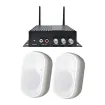 Speco - AACEK1W - a-live Kit with a-live Amplifier and 5' 8 Ohms Indoor/Outdoor Speakers, White