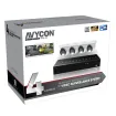 AVYCON - AVK-NB81E4-1T - 8MP Diversity InfiniteColor 8MP IP Kit with 4 of 8MP IP InfiniteColor Turret Cameras and 4CH PoE 4K NVR with 1TB HDD pre-installed, contains AVC-NBE81F28 (4 QTY) and AVR-NSV04P4-1T (1 QTY)