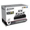 AVYCON - AVK-NB81E6-2T - 8MP Diversity InfiniteColor 8MP IP Kit with 6 of 8MP IP InfiniteColor Turret Cameras and 8CH PoE 4K NVR with 2TB HDD pre-installed, contains AVC-NBE81F28 (6 QTY) and AVR-NSV08P8-2T (1 QTY)