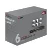AVYCON - AVK-NP81E6-3T - 8MP Diversity IP Kit with 6 of 8MP Infinite-Star IP Turret Cameras with AI and 8CH PoE 4K 4K NVR with 4TB HDD pre-installed, contains AVC-NPE81F28 (6 QTY) and AVR-NSV08P8-3T (1 QTY)