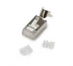 Platinum Tools - 106243C - RJ45 Cat6A/7, STP, Solid/Stranded, 28-26 AWG, 10/Clamshell.