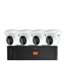 Digital Watchdog - DW-DX1VSTK24 - Blackjack DX with Fixed Lens Turret IP Cameras Kits 
