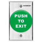 Seco-Larm - SD-7283-GSP - Request-to-Exit Plate with Pneumatic Timer – Large Green Mushroom