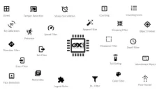 GANZ - GXIcount-01AI - 1ch, Zones, Tamper Detect, Presence, Counting, Counting Lines, Meta Data, Direction Filter, Dwell Filter, DL People Tracker