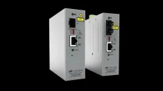 Hanwha - HV-IMC2000TP/SP-980 - Industrial Temp Gigabit Media Converter, 10/100/1000T POE+ to 100X/1000X SFP
