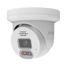 AVYCON - AVC-NDE51F28 - 5MP (2592x1944), H.265+ Turret IP Active Deterrence Full Color Camera, True WDR, AI, InfiniteColor™, 5MP@30FPS, Triple Stream, 2.8mm Lens, MicroSD, Onvif, DC12V / PoE, IP67, White