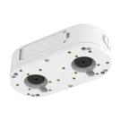AVYCON - AVM-JB-DUAL-US1 - Dual Junction Box for all NDAA small vandal domes with fixed lens models, built-in 2 port PoE switch allows 2 cameras to work using 1 cable, plug and play with Diversity series 4K NVR