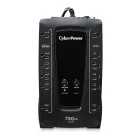 CYBERPOWER - AVRG750U - 750VA/450W, Simulated Sine Wave, NEMA 5-15P, 5 ft cord, 12 (6 surge, 6 surge + battery backup), PowerPanel Personal Edition software, 3 year warranty
