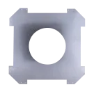 SPECO - BRC6 - In-Ceiling Bracket for 6.5" Speaker (Pair) 7 3/4 cutout dim.