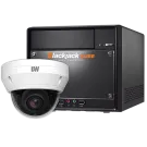 Digital Watchdog - DW-CUDV9KIT68 - Blackjack Cube 6TB with 8x vari-focal lens vandal dome IP cameras kits