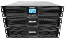 Minuteman - ED10200RTXLMB - Endeavor Series Double Conversion, True Sine Wave, Online UPS w/ Battery Pack, rackmount/tower, LCD display