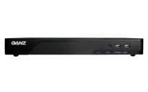 GANZ - NR-16F82-16P-8TB - 16ch-480fps @ 4K, 1U, 2 HDD slots, H.264/H.265, Built in POE-8TB