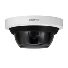 Hanwha - PNM-9085RQZ1 - 5MP x 4CH IR PTRZ Multi-directional Wisenet P Camera, 4.13~9.4mm Lens