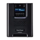 CYBERPOWER - PR1500LCD - 1500VA/1500W, Pure Sine Wave, NEMA 5-15P, 6 ft cord, 8 NEMA 5-15R, USB, Serial, SNMP, Relay, EPO, PowerPanel Business Edition software, Yes, 3 year warranty