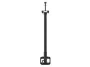 Hanwha - SBP-917PVMB1 - Telescopic PVM uni-strut mount, 9.5'-17’ drop length, VESA compatible 75x75mm, 100x100mm, Up to 25° of tilt and 360° continuous rotation, black color. Three piece attachment for standard shipping