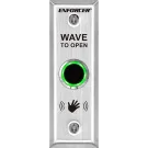 SECO-LARM - SD-9163-KSQ - Outdoor No-Touch Sensor with English message, slimline. Adjustable sensing range and relay trigger duration. "NO TOUCH EXIT" is printed on plate. ETL Listed. Conforms to UL Std. 294
