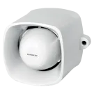 SECO-LARM - SH-816S-BMQ - 4-in-1 Multi-Purpose Siren. The ENFORCER 4-in-1 Multi-Purpose Siren is multiple communication and signaling devices in one: siren, internal message (up to 2MB .WAV or MP3), broadcast, 9~15 VDC Self-Contained 115dB Warble-Ton