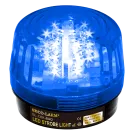 SECO-LARM - SL-1301-BAQ/B - LED Strobe Light – 32 LEDs, Adjustable Flash Speeds & Patterns, Blue