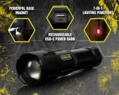 Jonard Tools - SOL-F1 - Solis Rechargeable Tactical Flashlight