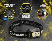 Jonard Tools - SOL-H2 - Solis Ultra Bright Jobsite LED Headlamp