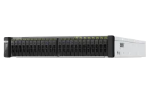 QNAP - TDS-h2489FU-4314-512G-US - QNAP 24-Bay 2U all-flash NAS, NVMe Gen 4 x4, Dual Intel Xeon Silver 4314Y processor (up to 3.4 GHz), 512GB RDIMM ECCC DDR4 RAM, 4 x 2.5GbE LAN, 2 x 25GbE SFP28 SmartNIC port, 2 x PCIe expansion slot
