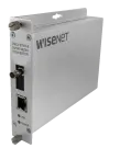Hanwha - TMC-FSTS1-B - Hardened media fiber converter (B), cage mountable, 100mbps, ST connector, single-mode, 1 fiber, power supply included, TMC-FSTS1ACM-A or TMC-FSTS1PoEM-A required to work as a pair