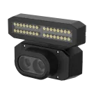 Hanwha - TNS-9050IBC - Wisenet T network BCR (Barcode Reader Camera) for Barcode Reading and Video Monitoring. Mono: 4K, Color: 4K. Max 20fps @ 4K MONO/COLOR each. 25mm machine vision lens. Removable and replaceable LED module (32 LEDs module is defa
