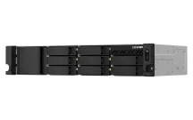QNAP - TS-864eU-8G-US - QNAP 2U 8-bay short depth 12" rackmount NAS, Intel Celeron N5095 4C/4T, burst up to 2.9 GHz, 8GB RAM On-Board (Non-Expandable)