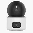 UNV - Uho-S3S-M55D - 5MP dual lens indoor Wi-Fi PT camera, 4.0mm fixed lens, 10m IR, 10m WL, Mic&speaker, SD card slot, human/vehicle/pet/crying detection