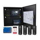 Speco - ACKITM1 - 4 Door Access Control Kit with Bluetooth Mobile Reader & Credentials