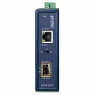 Planet - IGT-815AT -  IP30 Compact size Industrial 100/1000BASE-X SFP to 10/100/1000BASE-T Media Converter