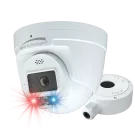 Speco - O4TDD2M - 4MP IP Turret Camera with AI, Audio, and Visual Deterrent, NDAA