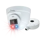 Speco - O8TDD2M - 8MP IP Turret Camera with AI, Audio & Visual Deterrent, NDAA Compliant
