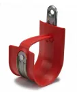 Platinum Tools - HPH48VO-25R - J-Hook 3" Vertical Overhang 180°, Size 48, Red (25 Each)