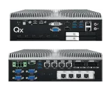 Qumulex - QXE710-04 - QxEnergy 710 - Ruggedized small form factor gateway for harsh environments and mobile applications, 04TB - 8 Ports PoE+. Up to 16 cameras or 32 total resources.