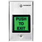 Seco-Larm - SD-7202GF-PEQ - Square Illuminated Pushbutton DPDT Request-to-Exit Plate