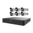 UNV - EK-S31P8B46-V3 - 8 Channel NVR w/ & 6x 4MP IP Bullet Surveillance Kit | EK-S31P8B46T2-V3