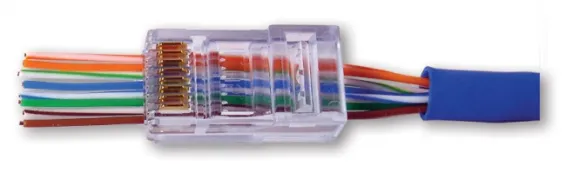 Platinum Tools - 105003 - EZ-RJ45 Cat5e Connector. Pkg 500pc/Bag.