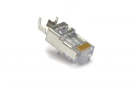 Platinum Tools - 105022 - EZ-RJ45 Shielded, External Ground. Pkg 100pc/Bag.