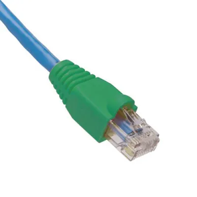 Platinum Tools - 105085 - RJ45 Boot, 6.5mm Max OD, Green. Pkg 100pc/Bag.